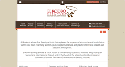 Desktop Screenshot of elrodeohotel.com